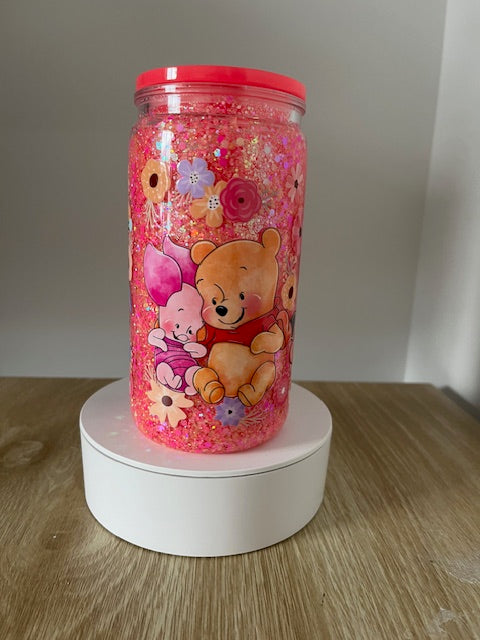 Pooh Bear - Acrylic Snowglobe Tumbler