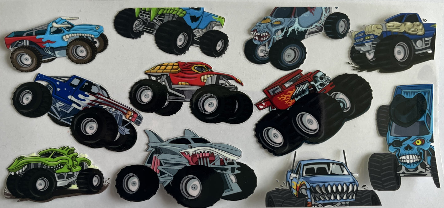 Monster Trucks - UV / DTF Wraps