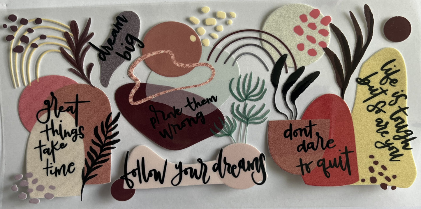 Affirmation - UV / DTF Wraps