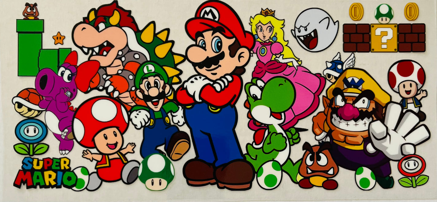 Super Mario - UV / DTF Wraps