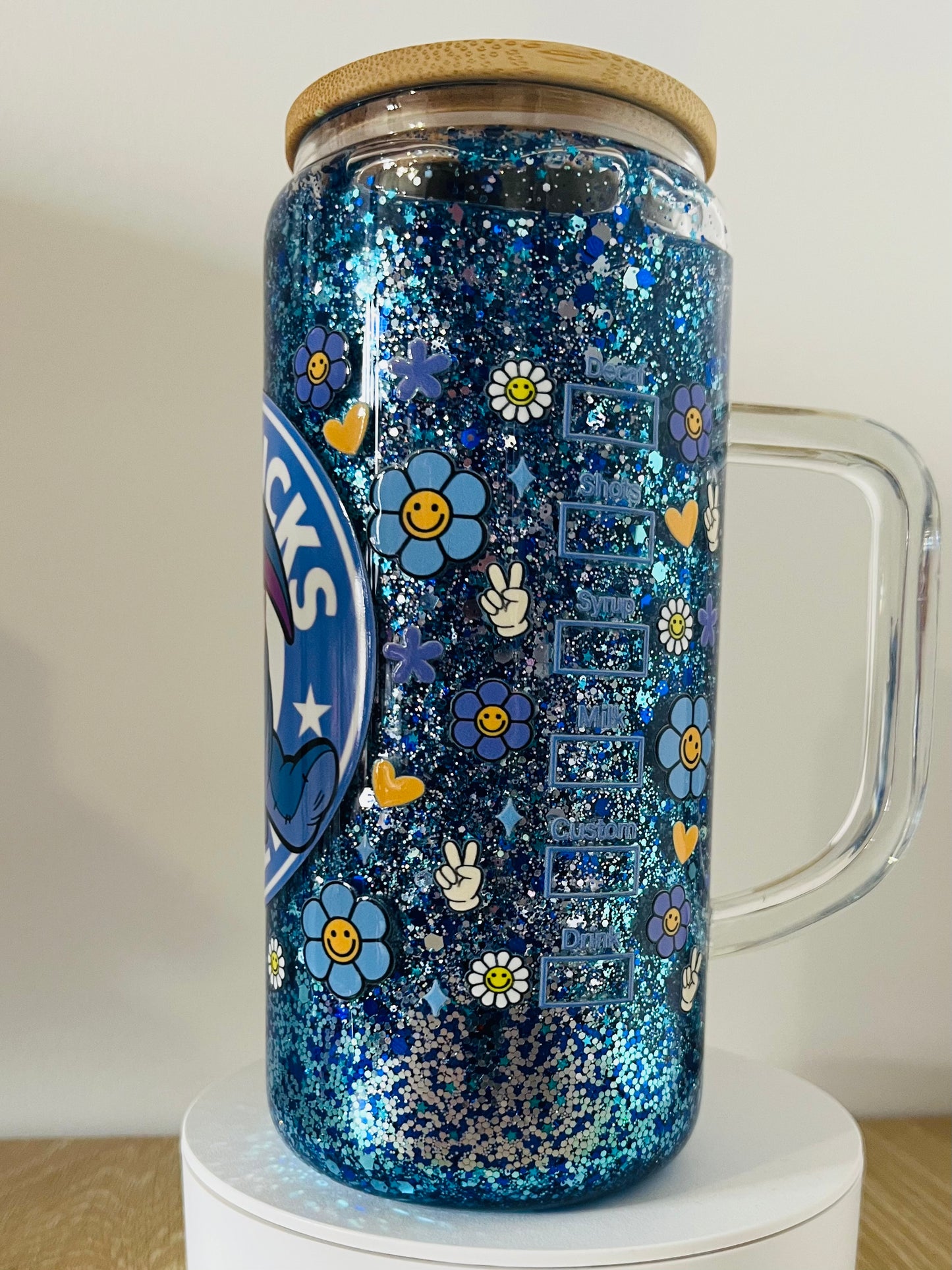 Eeyore x Starbucks - Tall Glass with Handle
