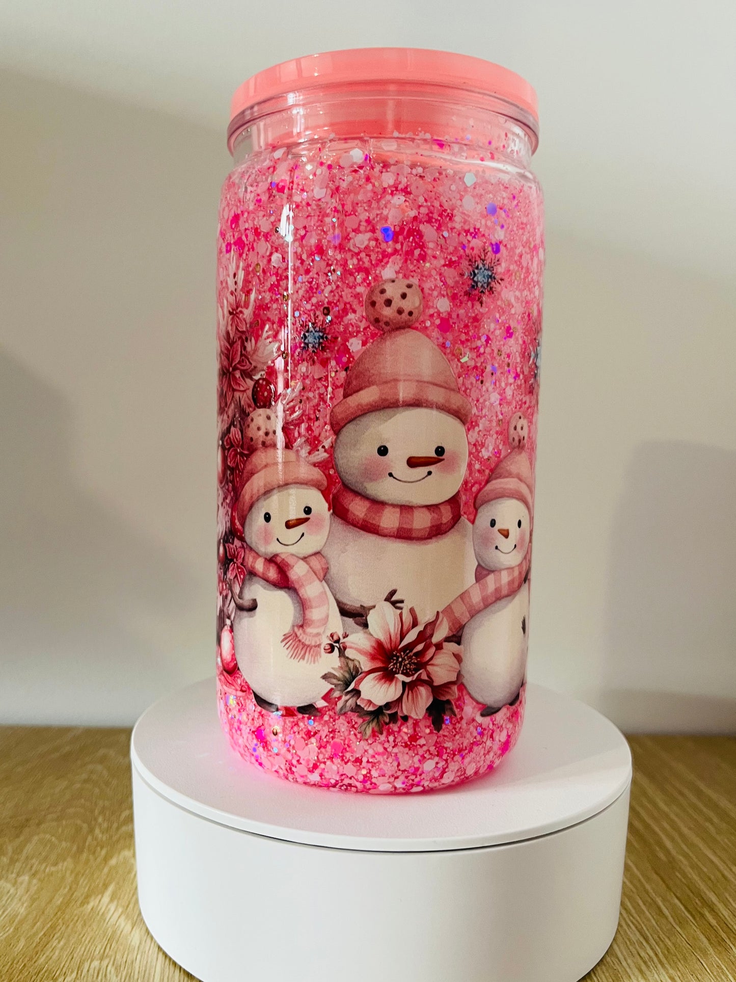 Snowman - Acrylic Snowglobe Tumbler
