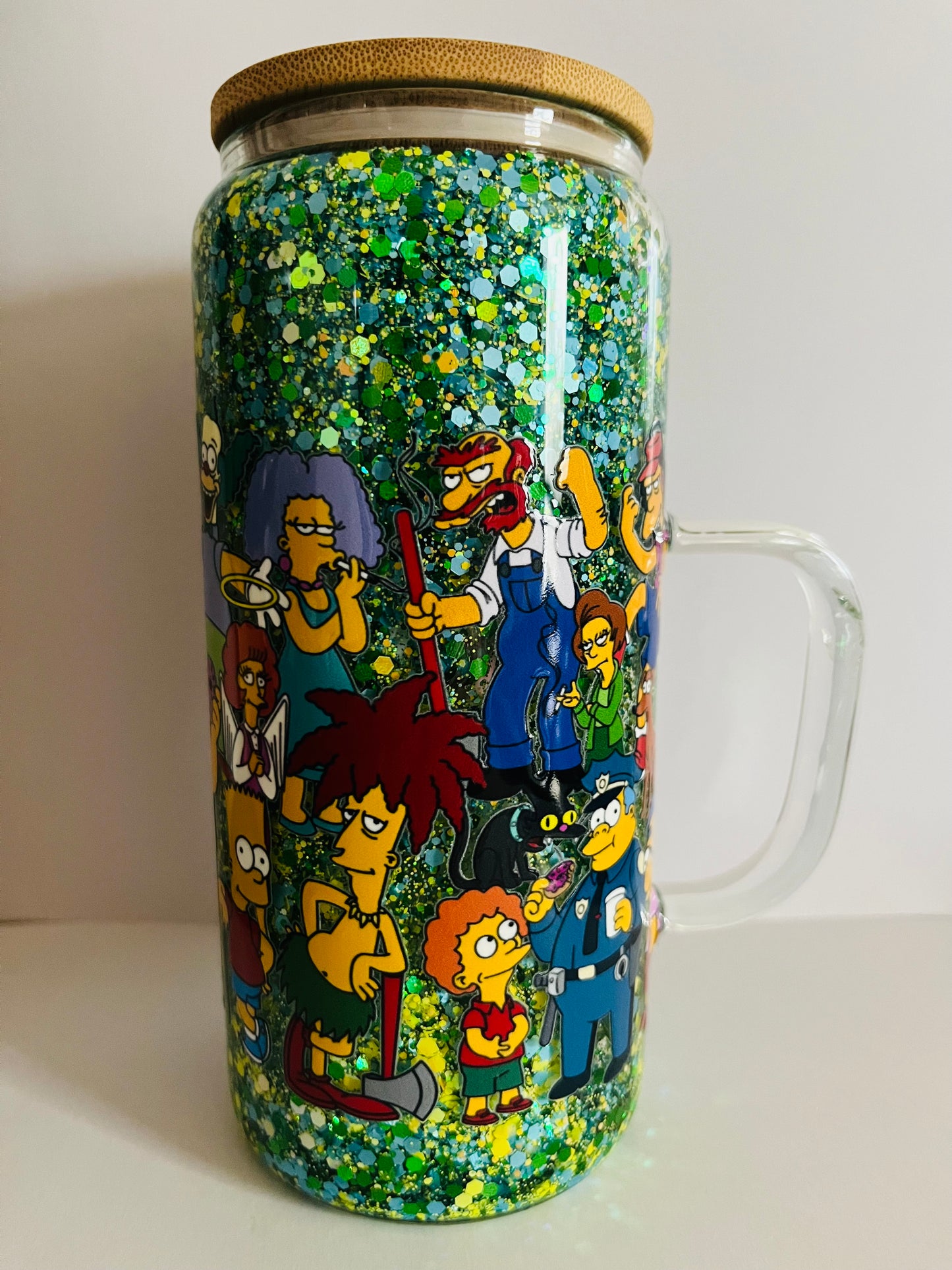 Simpsons - Glass Snowglobe Tumbler