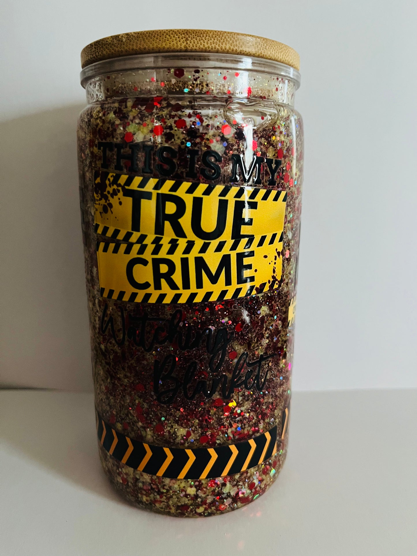 True Crime - Acrylic Snowglobe Tumbler