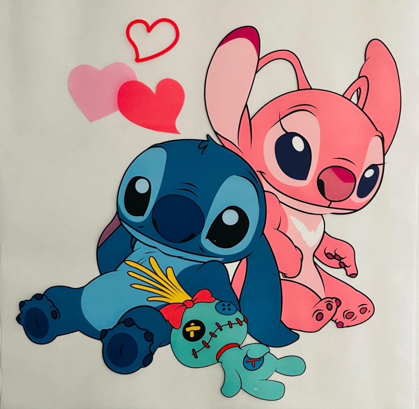 Stitch / Angel - DTF Print