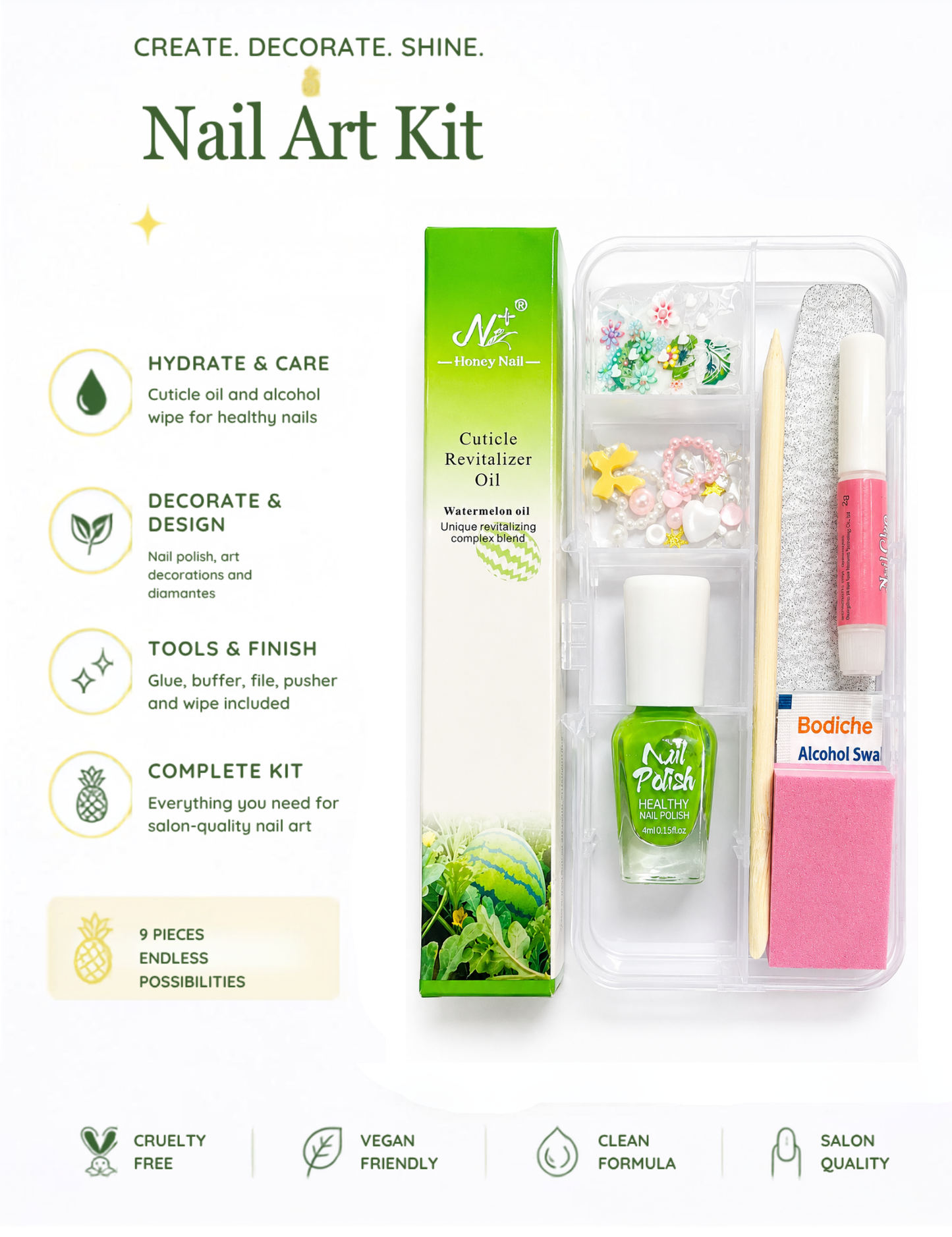 NAIL ART KIT - WATERMELON