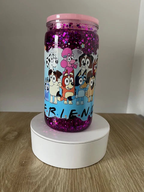 Bluey - Acrylic Snowglobe Tumbler