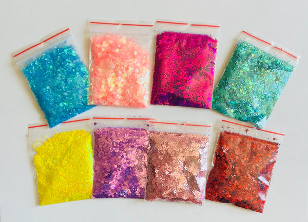GLITTER SAMPLE BAGS